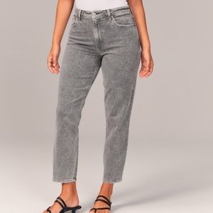 Abercrombie and Fitch Curve Love High Rise Mom Jeans